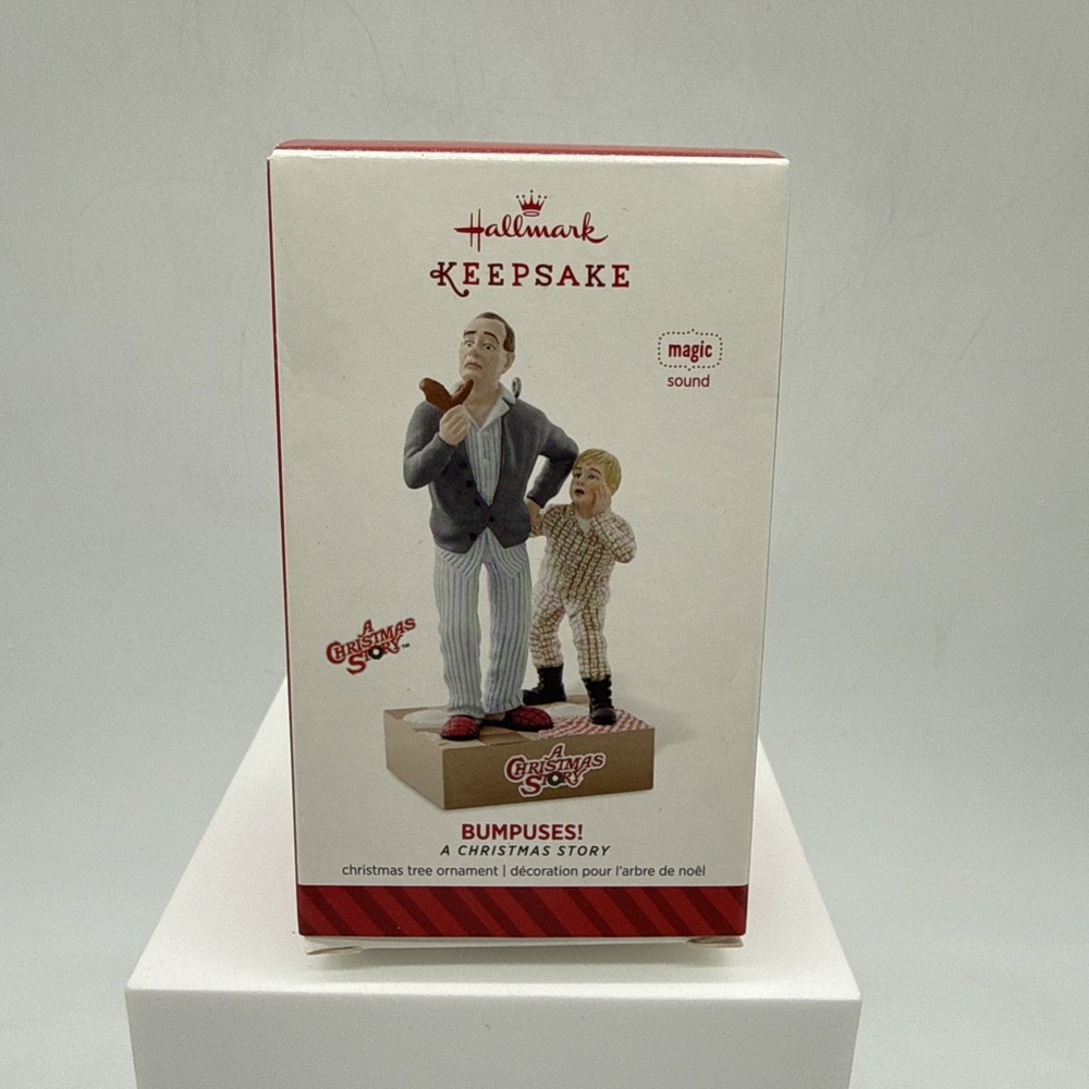 Hallmark Keepsake Christmas Story "Bumpuses" Magic Sound Ornament -- READ